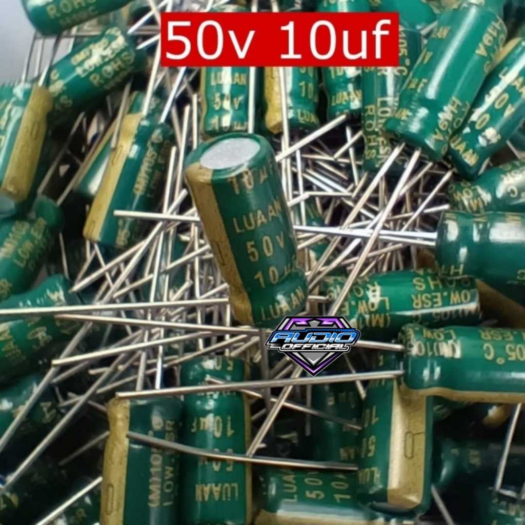 Elko Kapasitor 50v 10uf Elco Capasitor Kualitas Bagus
