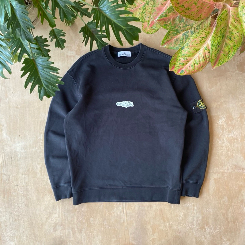 CREWNECK THRIFT STONE ISLAND