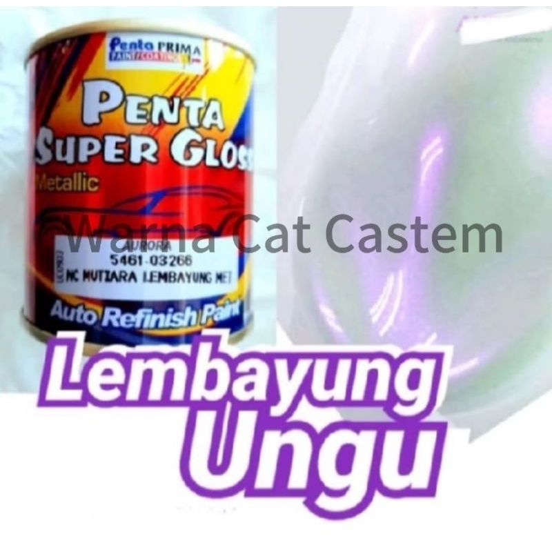Cat Lembayung Ungu Penta Super Gloss 5461-03266 Pearl Violet