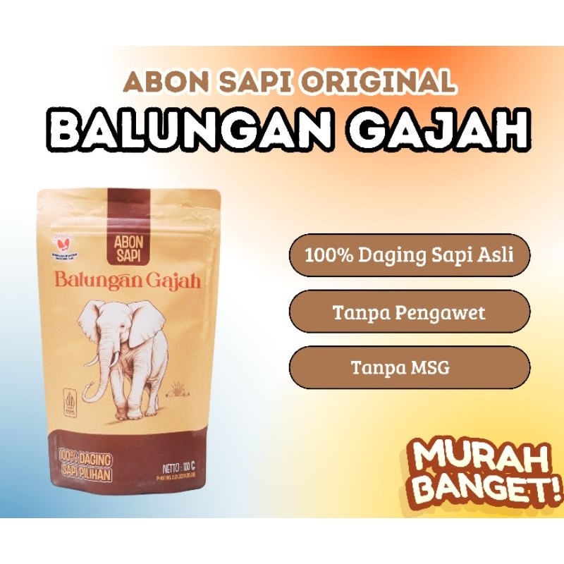 ABON SAPI BALUNGAN GAJAH