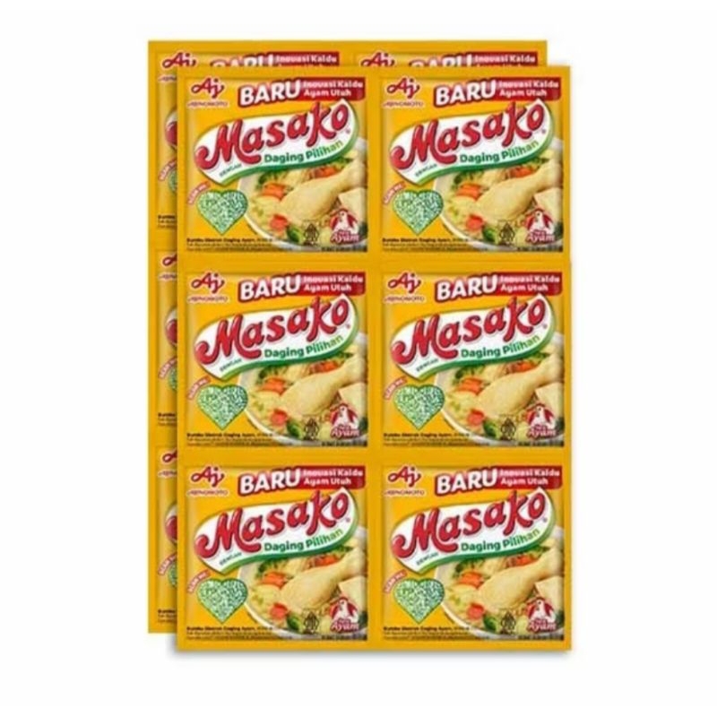 

Masako Bumbu Kaldu Ayam renceng isi 12 pcs