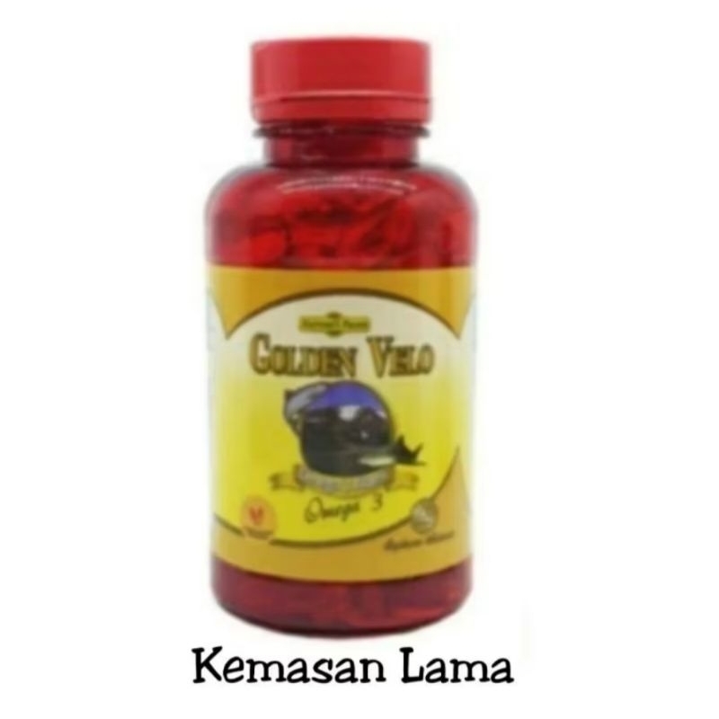 GOLDEN VELO OMEGA3 ISI 100  SOFTGELS NATURE'S PRIDE ORIGINAL
