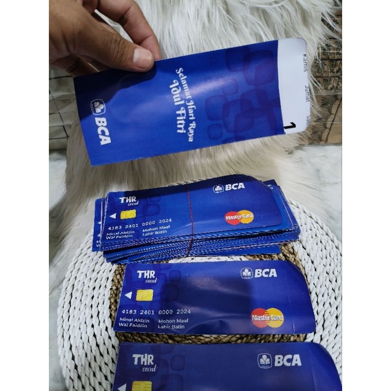 

20 pcs amlop lebaran buat THR motif bang bca