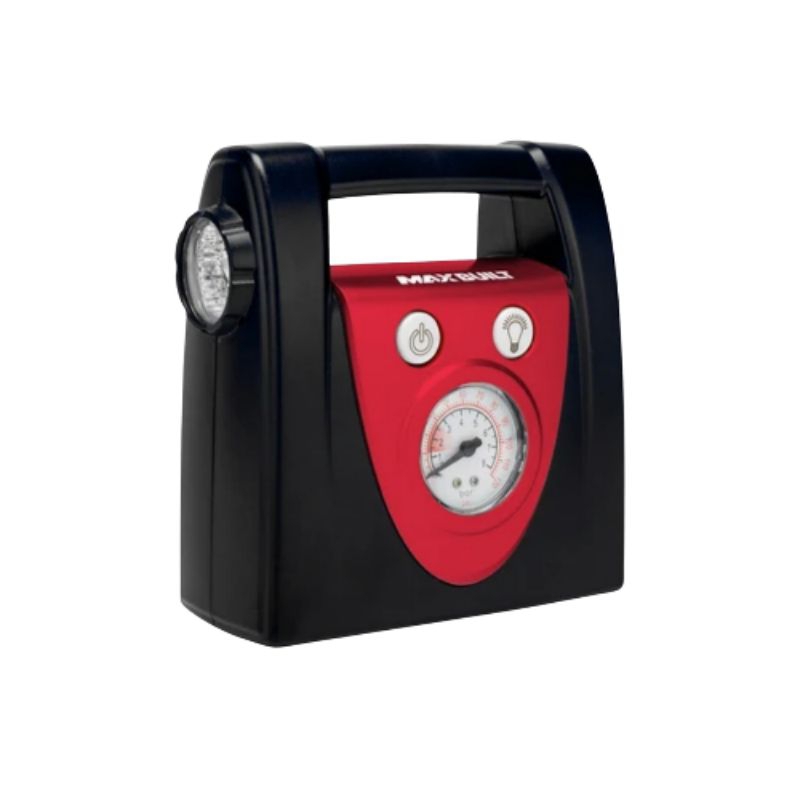 MAXBUILT Pompa Ban Portabel Dengan Lampu 10A