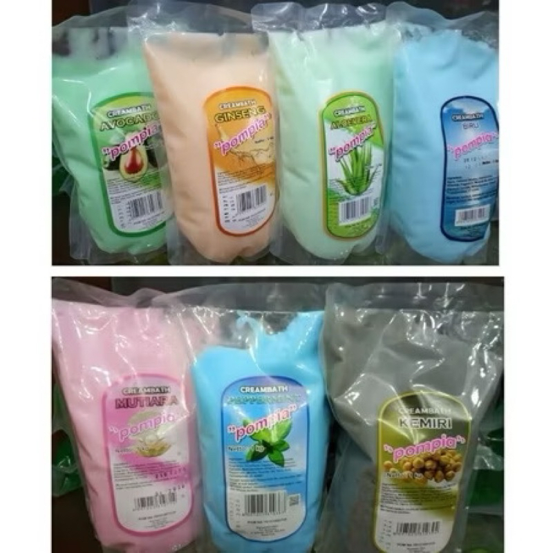 POMPIA CREAMBATH (REFIL) 900GR // PERAWATAN RAMBUT