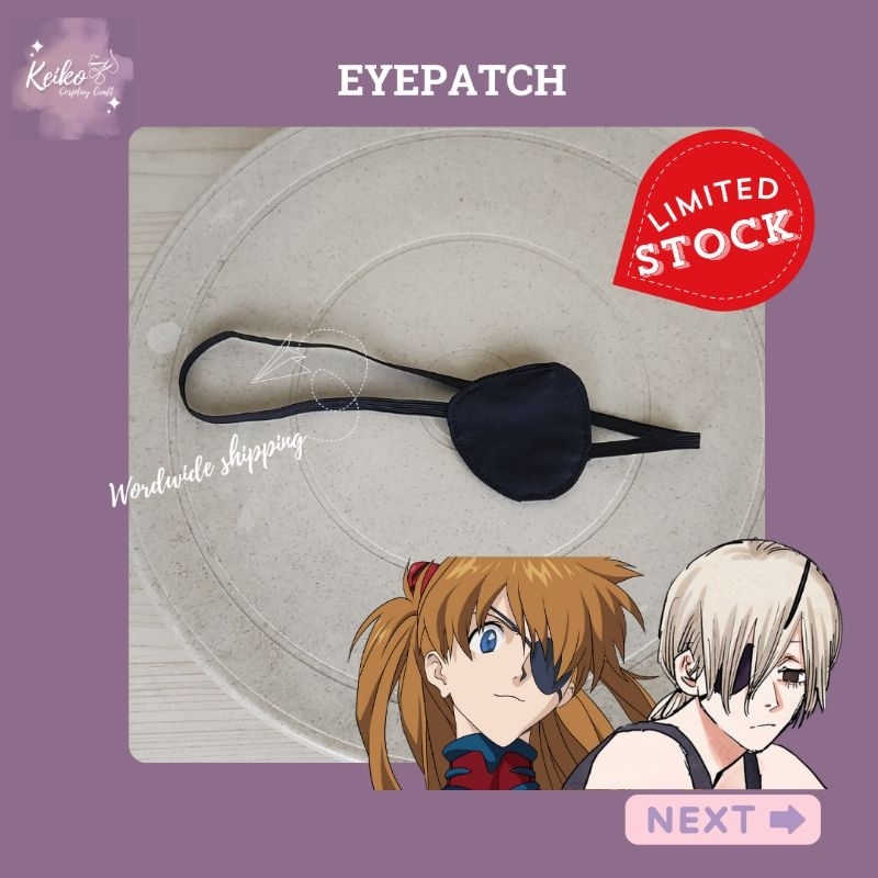 [READY STOCK] Eyepatch Hitam Cosplay