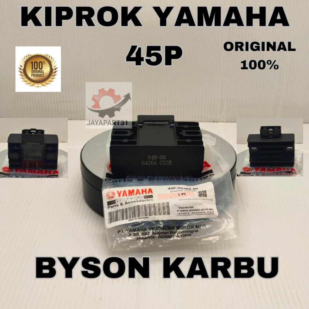 KIPROK REGULATOR YAMAHA 45P ASLI ORIGINAL 100% BYSON KARBU , BYSON OLD