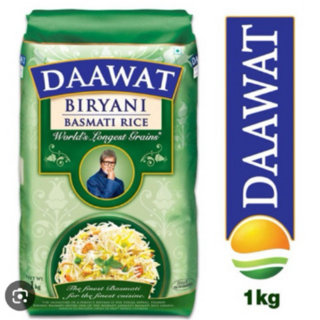 

DAAWAT BIRYANI BASMATI RICE 1KG