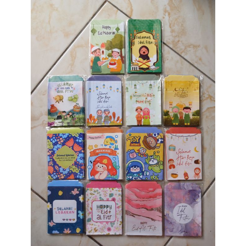 

Amplop Lebaran Idul Fitri Medium Motif Kekinian 1 Pack Isi 10 Pcs