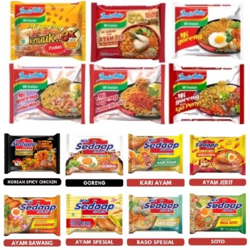 

Indomie Sedaap Mie Instan All Variant Karton