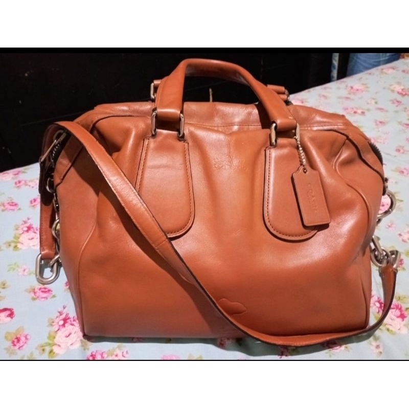 Coach COC bag Snoopy Brown Branded Preloved