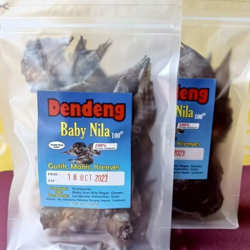 

dendeng/kere ikan nila asin-manis