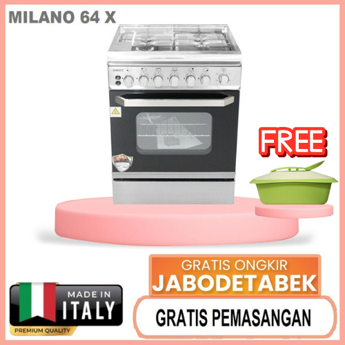 DIAMANTE FREESTANDING COOKER MILANO 64X Kompor Standing Garansi Resmi