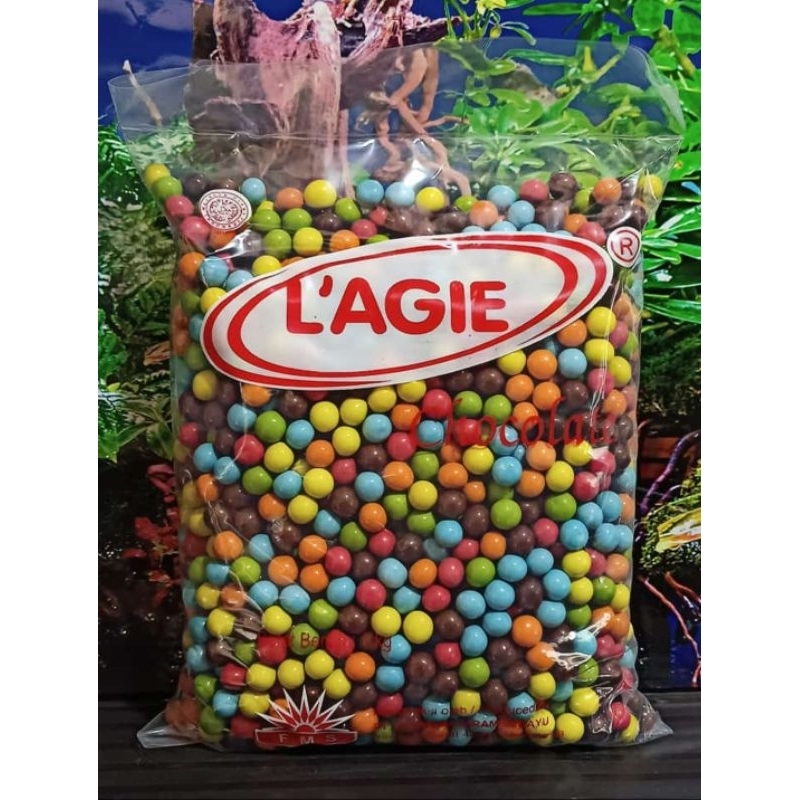 

L'AGIE COKELAT MINI WARNA KEMASAN 500GR & 1KG