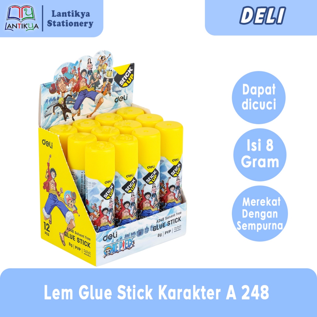 

Lem Glue Stick Deli Karakter/A 248 Glue Stick White 8g