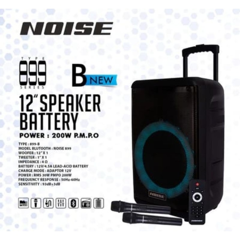 SPEAKER PORTABLE NOISE 899 B / 899 B (ORIGINAL) 12 inch