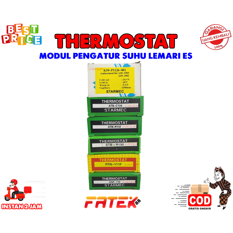 ANEKA THERMOSTAT | THERMOSTAT KULKAS | THERMOSTAT KULKAS DEFROST | THERMOSTAT KULKAS UNIVERSAL