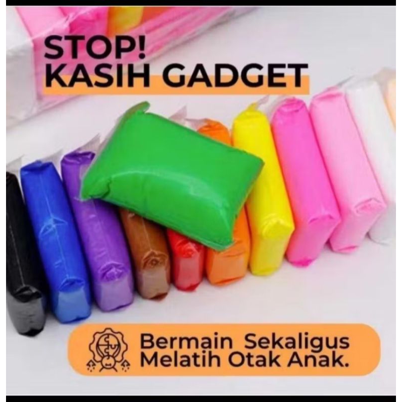 clay mainan anak / polymer clay / mainan anak clay plastisin / mainan edukasi lilin untuk anak