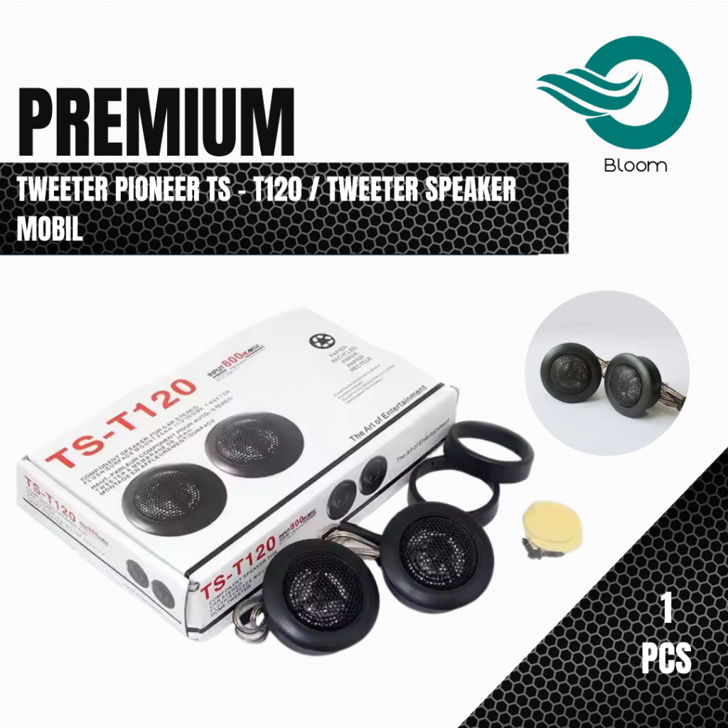 Tweeter Pioneer TS - T120 / Tweeter Speaker Mobil Twiter Wallet Tuiter Spiker Murah