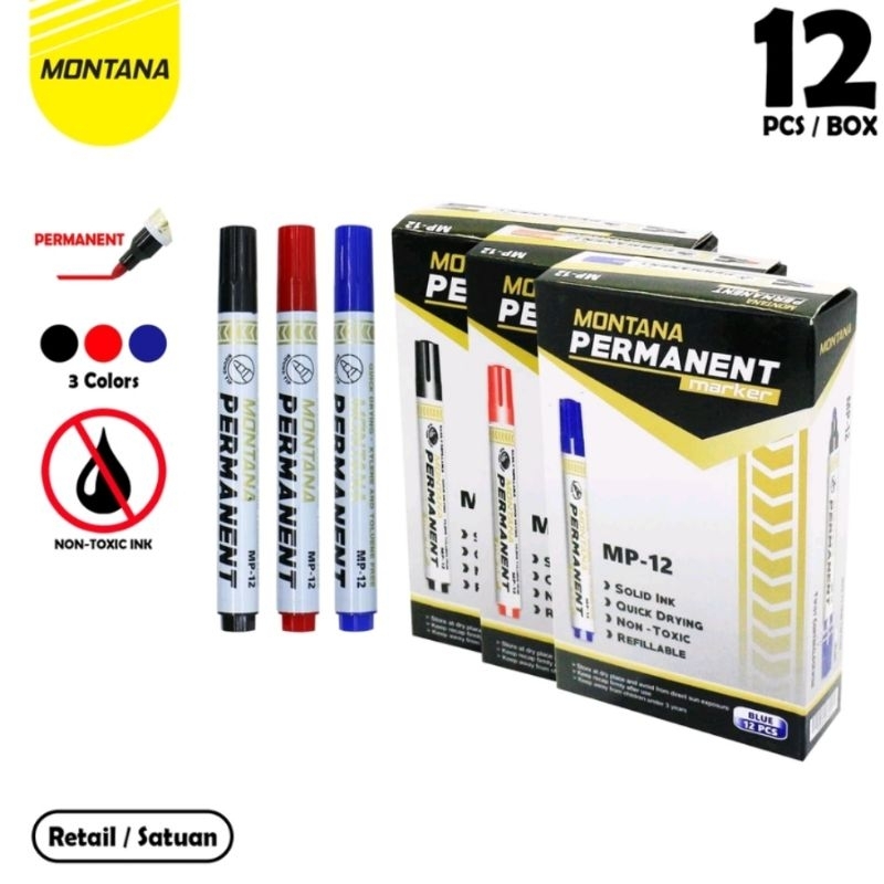 

Montana Spidol Marker Permanen SATUAN (Y.o)