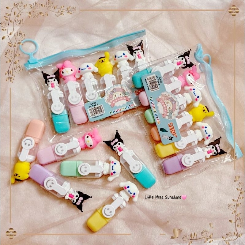 

Highlighter Mini isi 5 per pax Caracter Karakter lucu pastel color baby pink green tosca lilac yellow sekolah keperluan SD SMP SMA remaja ready stock siap instan malang jatim
