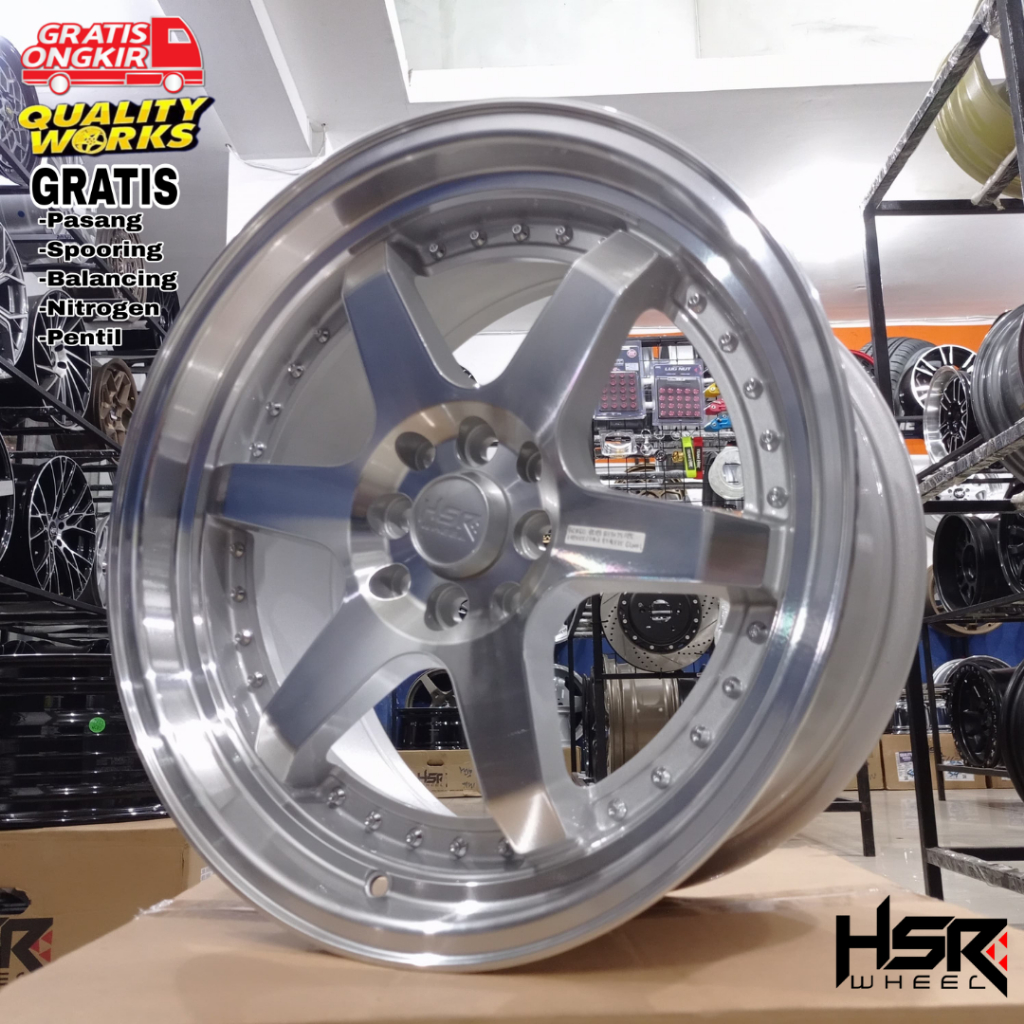 Velg Celong Mobil City, Mobilio, Ring 17 Velg Racing Jdm Hsr Wheel Borgo