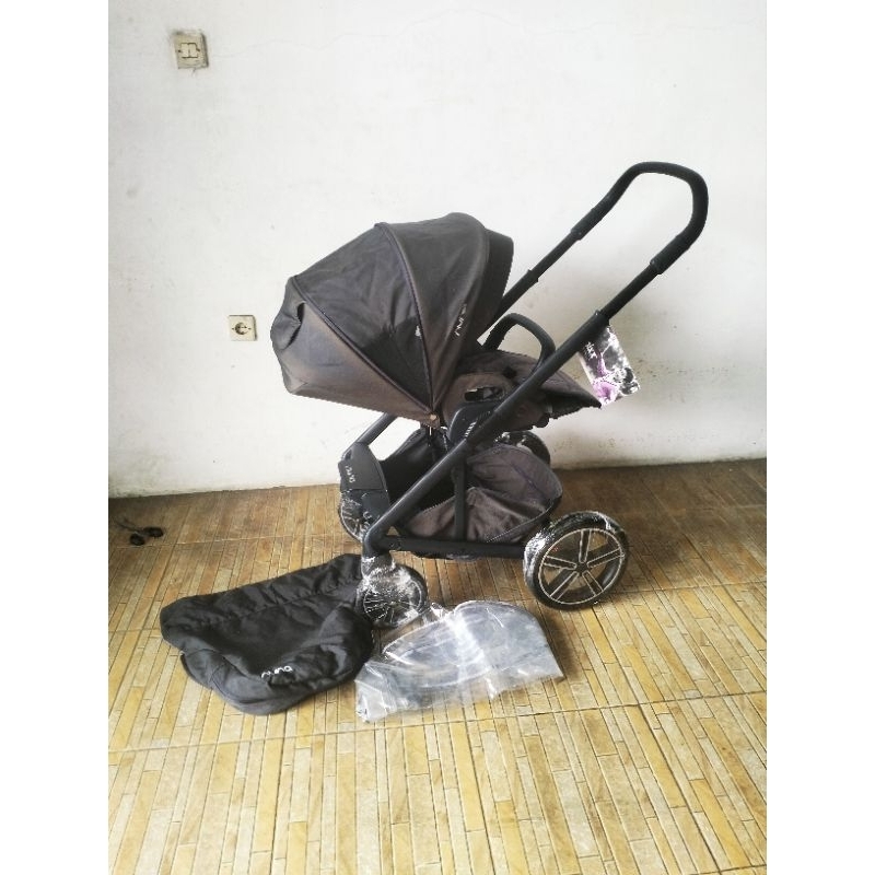 Stroller Nuna Mixx 2 lengkap Footmot  Rain Coat Preloved Sudah Laundry Siap Pakai