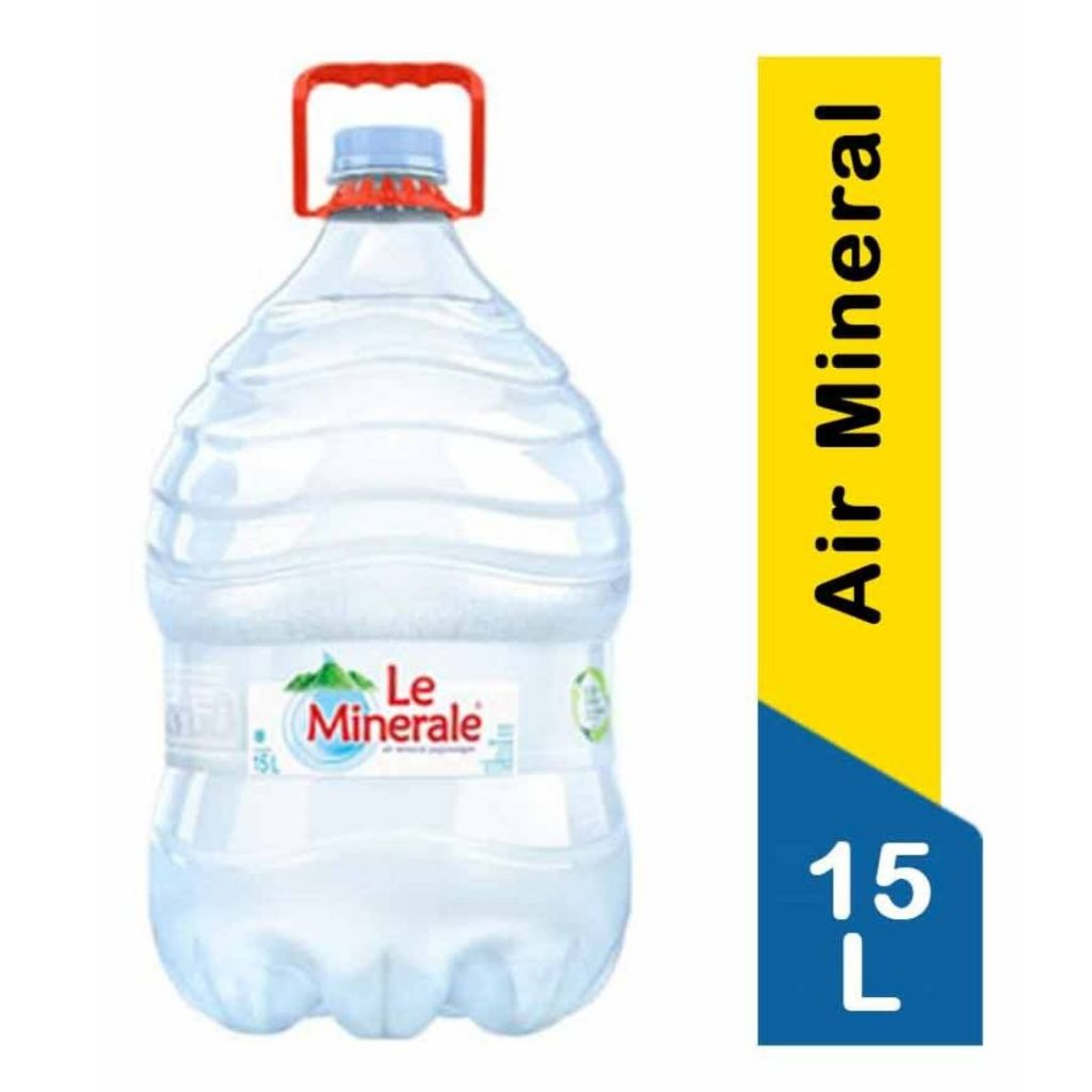 

Air Mineral LE MINERALE Galon Isi 15 Liter Asli Dan Bersegel Siap Minum Setiap Hari