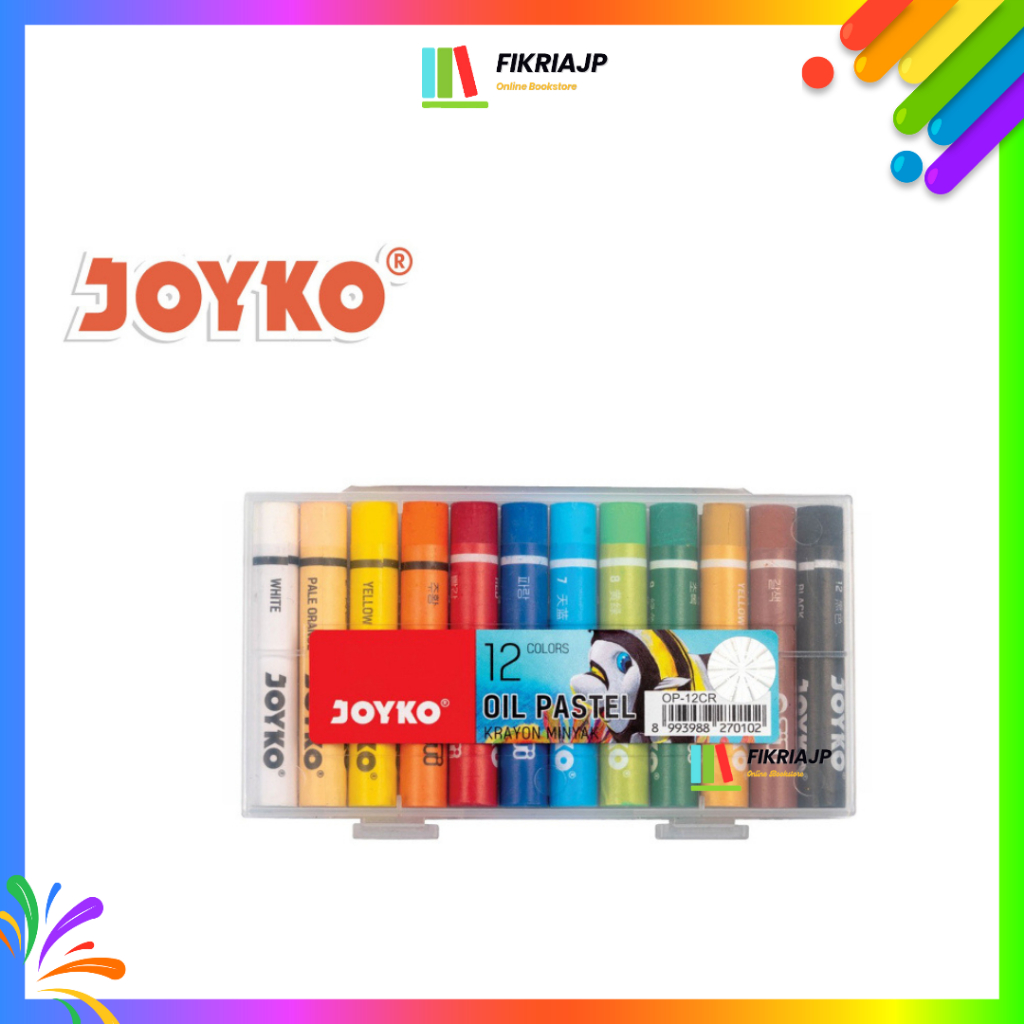 

Crayon Oil Pastel 12 Warna - JOYKO MINI