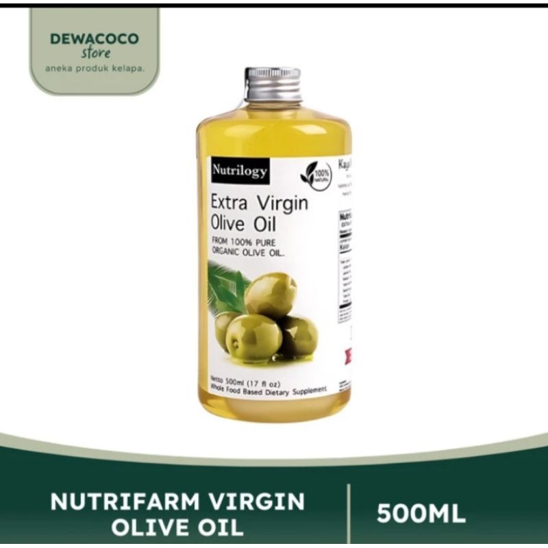 

Nutrifarm Extra Virgin Olive Oil Minyak Zaitun 500 ml