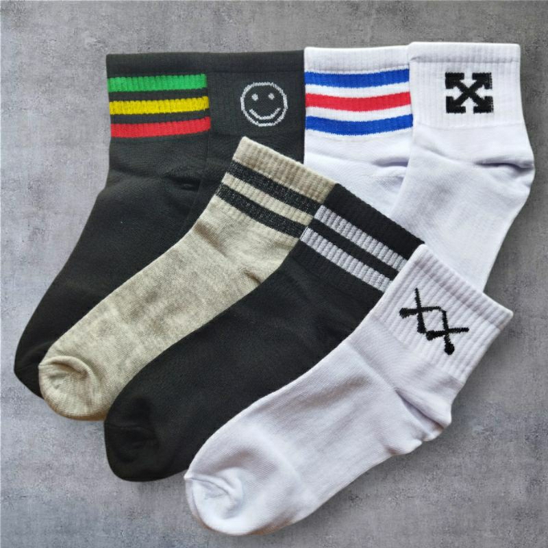 kaos kaki pria premium ukuran pendek