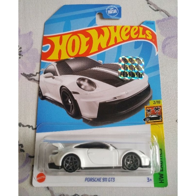 Hot Wheels Factory Sealed 2023 - porsche 911 GT3 - carrara white (kroger exclusive)