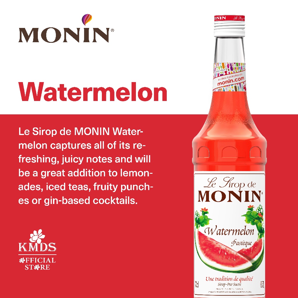 

MONIN WATERMELON SYRUP 70CL / 700ML