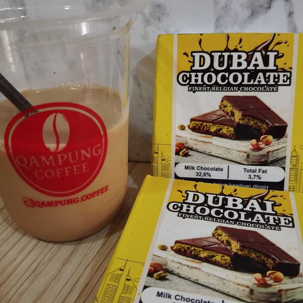 

Coklat Dubai Viral 100gr Kunafa Pistachio Premium Chocolate