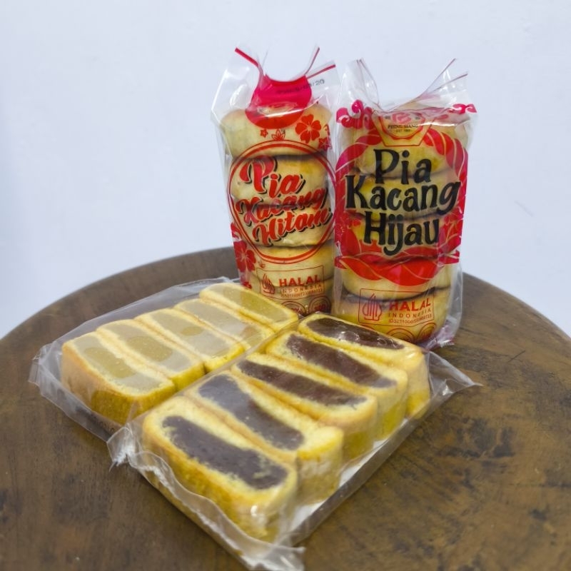 

NOB Paket Pia Vegetarian PHING SIANG Pia Kacang Hitam, Pia Kacang Hijau, Kue Potong Coklat, Kue