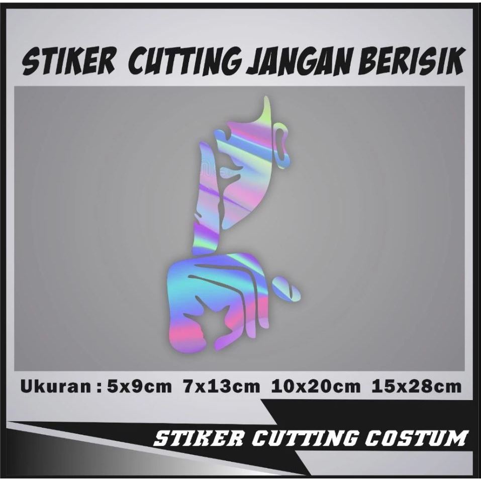 

Stiker Sticker Cutting sssttt... Jangan Berisik Stiker Potong Murah Viral Keren