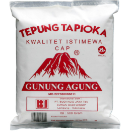 

Tepung Tapioka Cap Gunung Agung 500 Gram