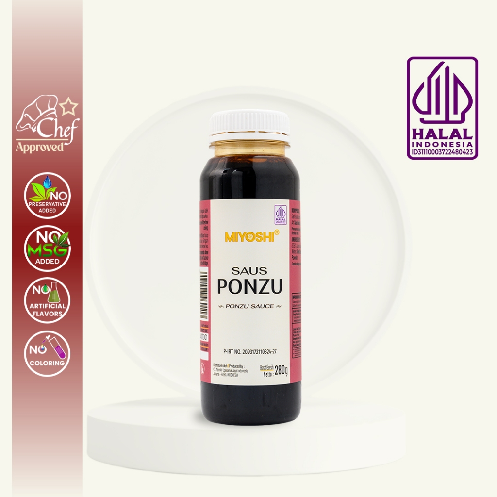 

Miyoshi Saus Jepang Ponzu Sauce - Tanpa penguat rasa tambahan - Saos Cocolan Jepang / Dipping Sauce / Halal - Saus untuk Ikan, Salmon, Dori, Kepiting, Tuna, Fish, Seafood - Bumbu Instan