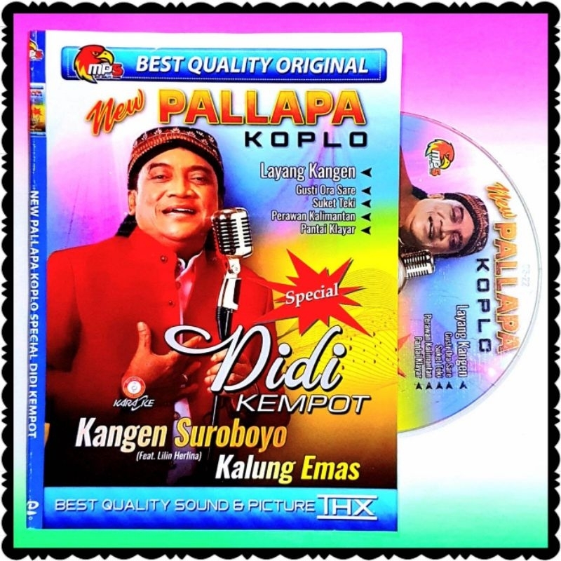 KASET DVD MUSIK LAGU DANGDUT KOPLO NEW PALLAPA ALBUM DIDI KEMPOT TERLARIS - KASET MP5 VIDEO MUSIK LA