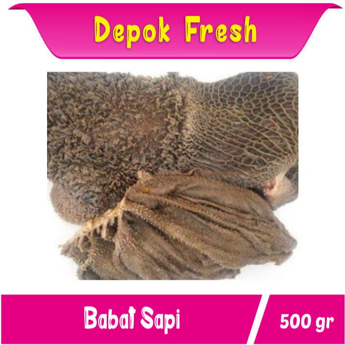 

BABAT SEGAR DAN USUS SAPI SEGAR BERKUALITAS 500 GRAM