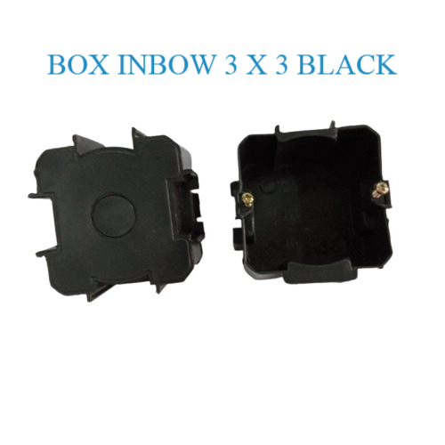 Inbow Dus Kotak 3 x 3 Black Dus Inbow Kotak