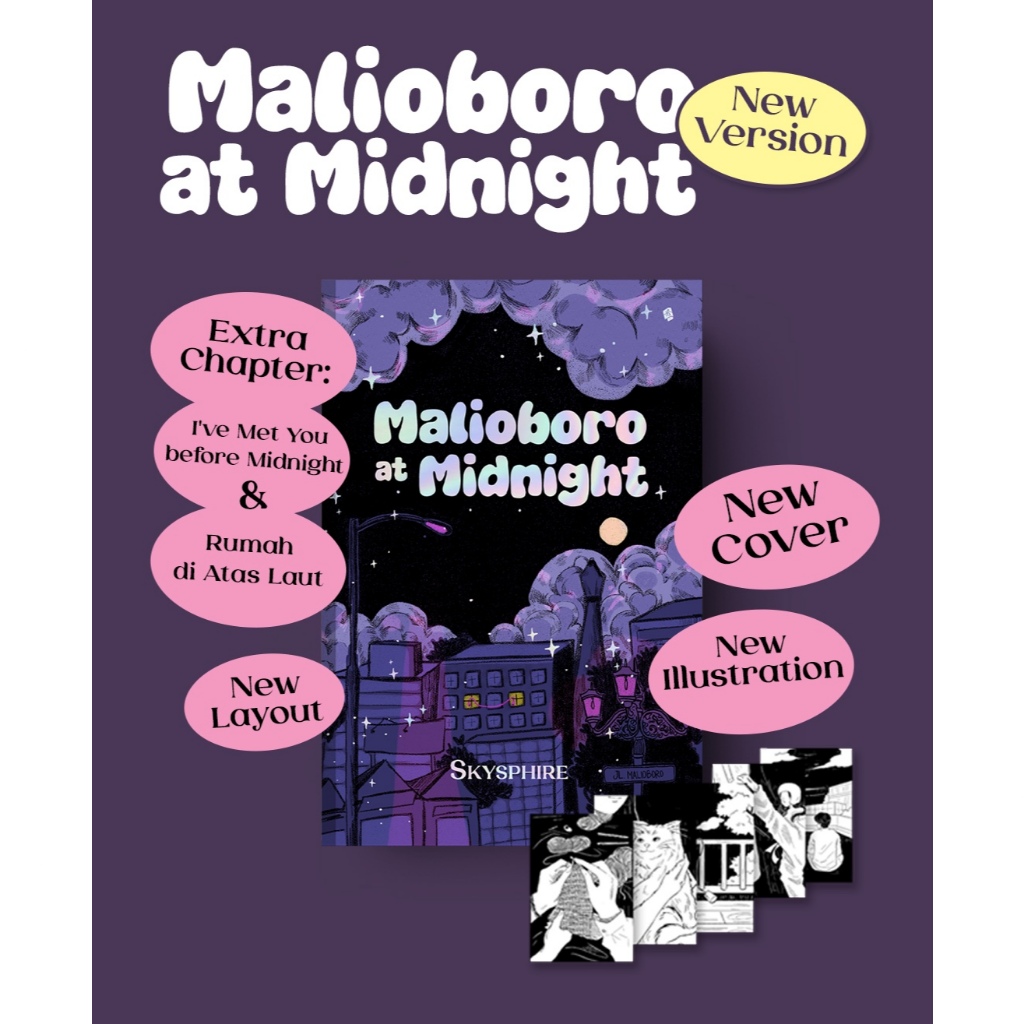 NOVEL MALIOBORO AT MIDNIGHT - SKYSPHIRE HARDCOVER