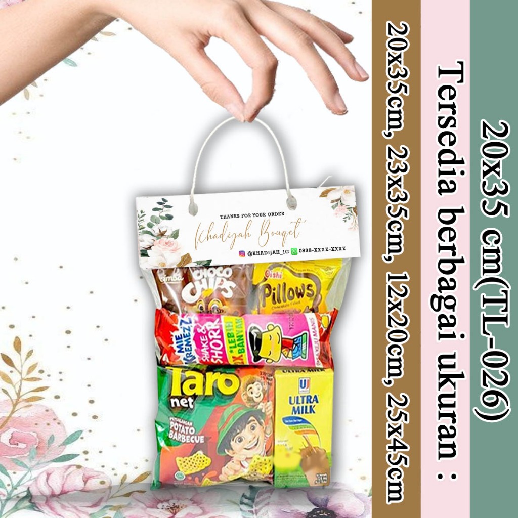 

COD TAS SNACK MURAH 20x35TL27 - HAMPERS LEBARAN / HARI RAYA IDUL FITRI TAS PLASTIK TAS KADO / HADIAH PESTA TAS SOUVENIR TAS UCAPAN TERIMA KASIH