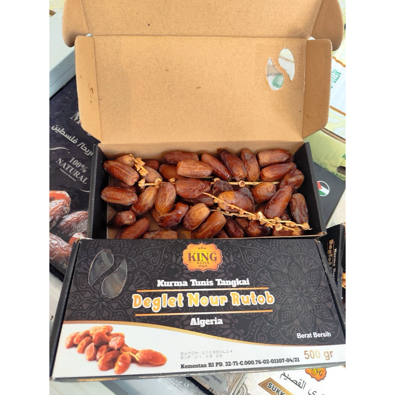 

King Dates tunis tangkai Kemasan 500 gram