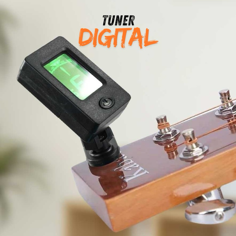 Tuner Digital Jt-01 / Tuner Gitar Tuner Bass Tuner Ukulele