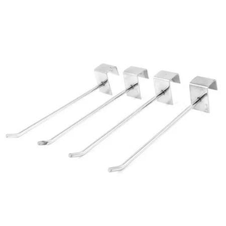 Bracket Display Single Hook Pipa Kotak Gantungan Baju Stainless