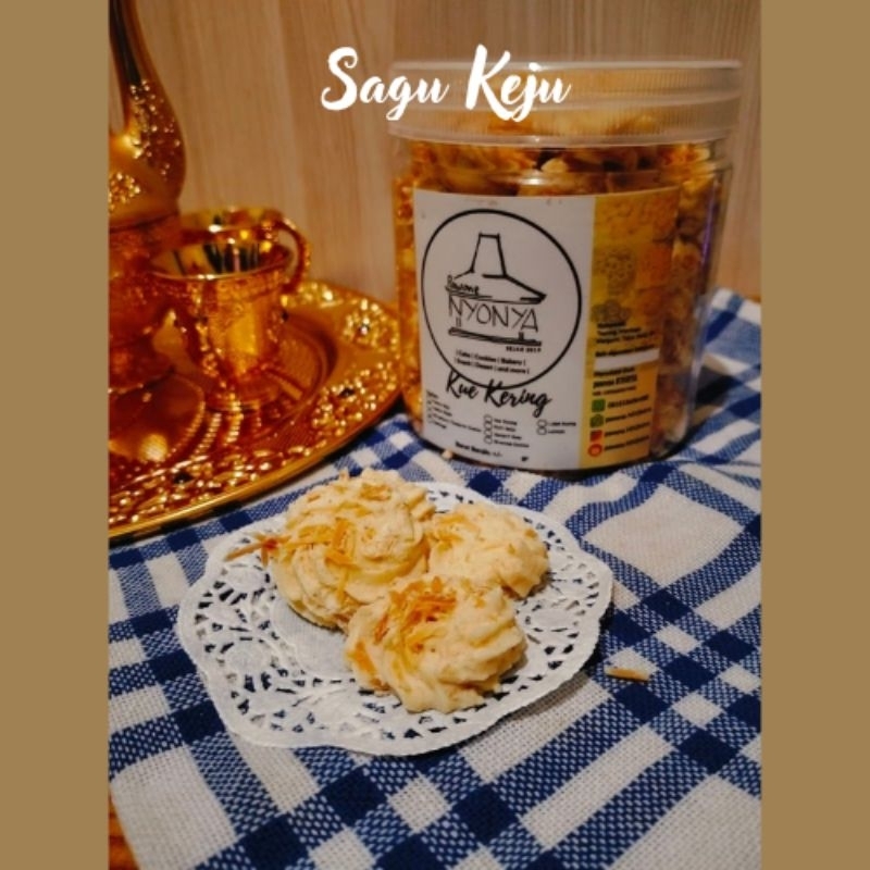 

Sagu Keju | Kue Kering | kemasan (ukuran toples jar) 600 ml