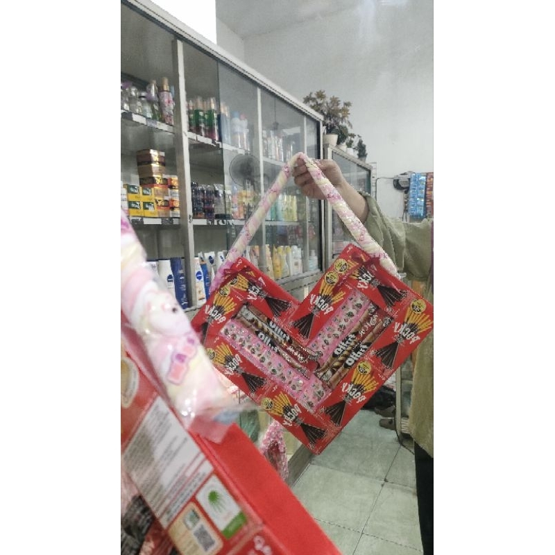 TAS POCKY LOVE BEBAS PILIH WARNA POCKY LOVE VALENTINE HADIAH ULANG TAHUN