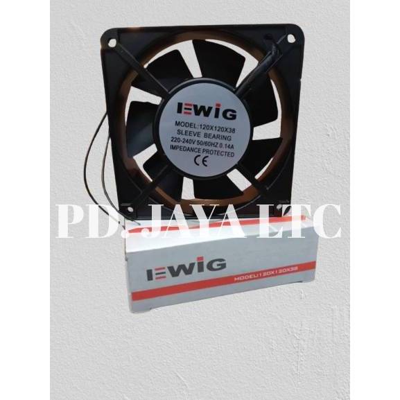 Ewig Axial Blower Fan Size 120x120x38 (4 Inci) 220-240VAC