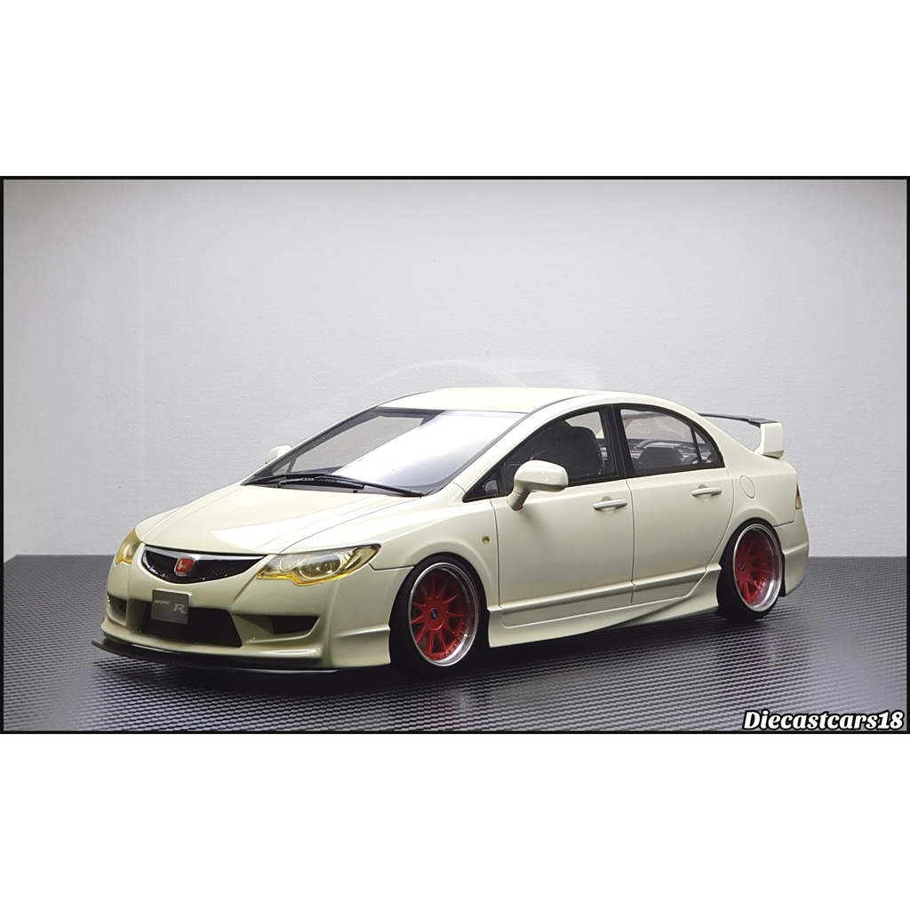 1/18 Onemodel Honda Civic FD2 White Custom Velg